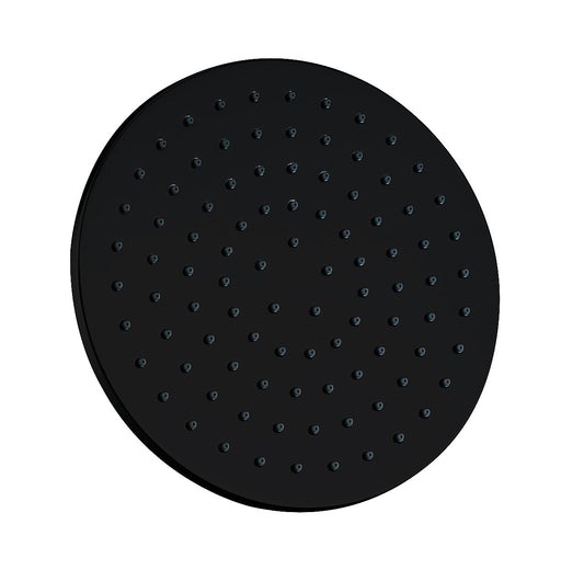 Nala Ronde Hoofddouche Wiesbaden 25 cm Mat Zwart