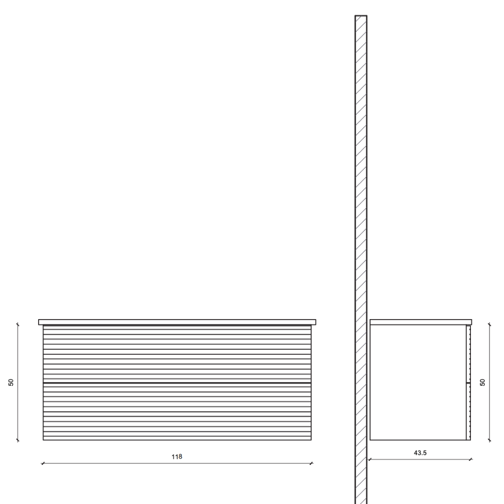 ALONI JUPITER wastafelonderkast – Softclose