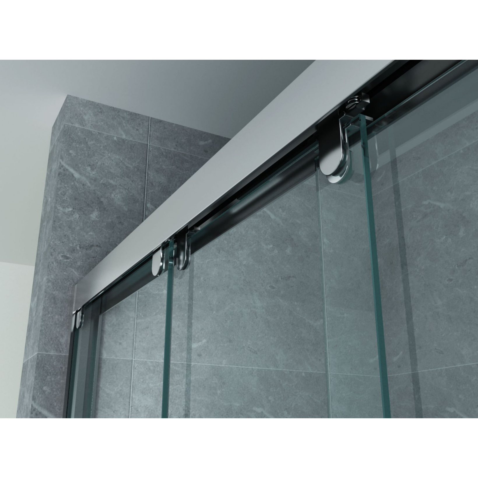 ALONI 3-Delige Nis Schuifdeur – 8 mm Veiligheidsglas