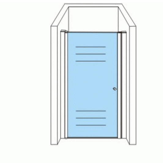 ALONI Douchedeur in Nis – 6 mm Veiligheidsglas