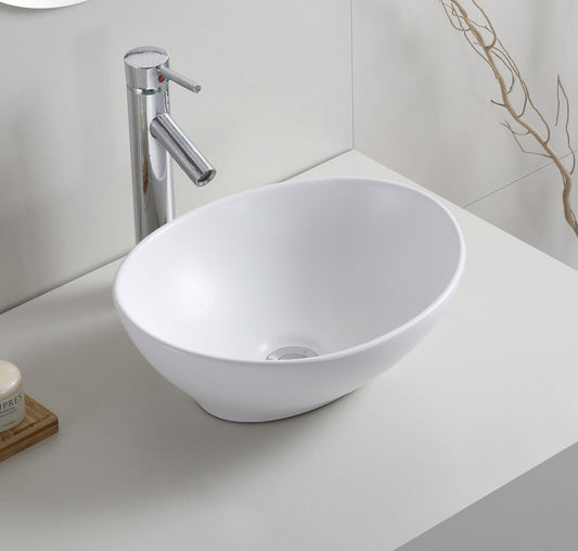 Barco waskom ovaal 40 x 33 x 14,5 cm keramiek