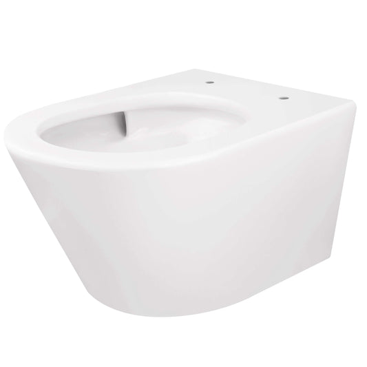 Vesta Tornado flush wandcloset rimless met nano coating glans wit