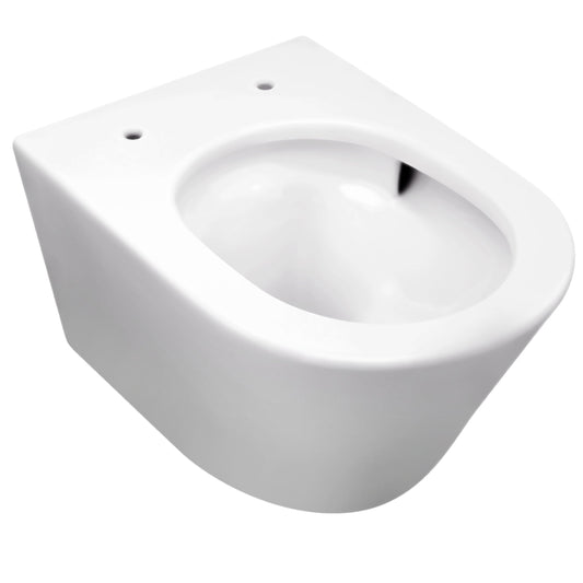 Vesta randloos wandtoilet Wiesbaden met Tornado Flush in glanzend wit