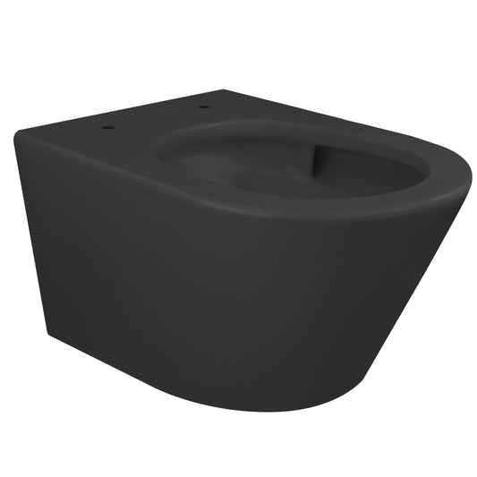 Vesta randloos wandtoilet Wiesbaden met Tornado Flush matzwart