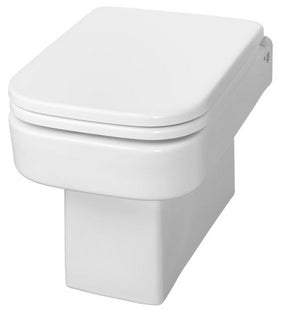 CarrÃ© Wandtoilet Wiesbaden met eenvoudig te reinigen toiletbril