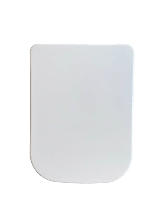 CarrÃ© Toiletbril met Deksel Wiesbaden Softclose in Wit