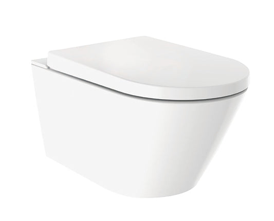 Vesta-Eco Douche-WC Wiesbaden Randloos wandtoilet in wit