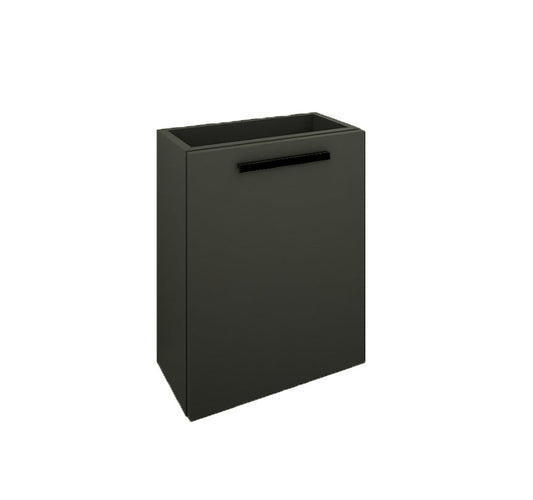Marmaris Fonteinkast Wiesbaden 40 Cm Exclusief Bovenblad in Mat Zwart