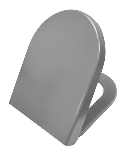 Vesta Soft-Close Toiletbril voor Wandtoilet 52 cm Mat Grijs Wiesbaden