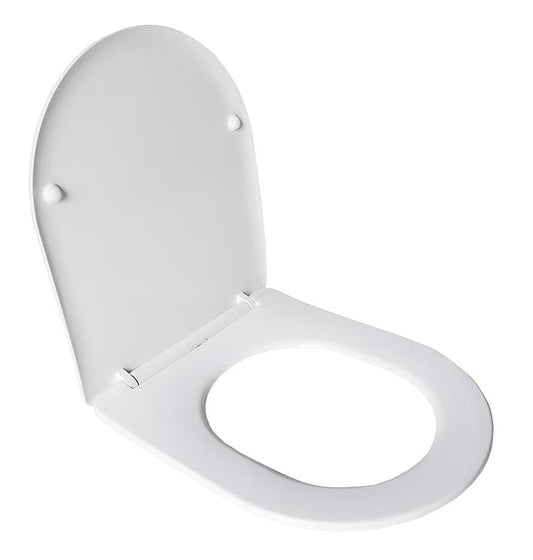 Softclose Toiletbril Wiesbaden Nibiru 36 cm met deksel in wit