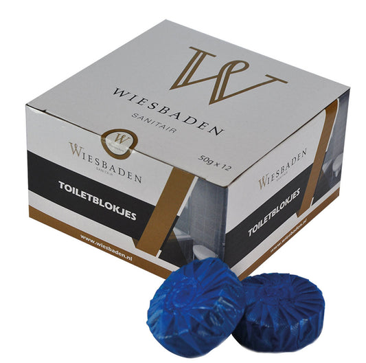 Wiesbaden Toiletblokken voor Geberit Blauw (12 Stuks)