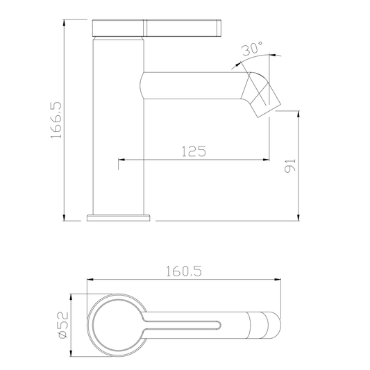 ALONI Arch wastafelkraan