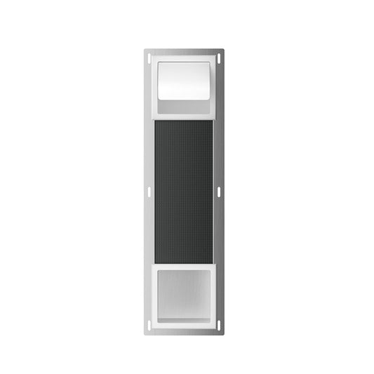 Rocko Toiletrolhouder met Klep en Reserverolhouder Inbouw Wiesbaden Mat Wit