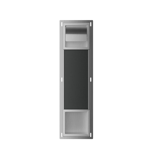 Rocko Inbouw Toiletrolhouder Wiesbaden met Klep en Reserverolhouder in RVS