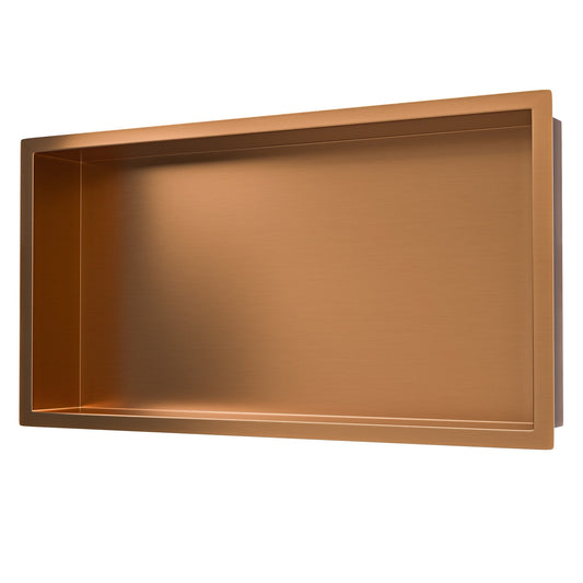 Novi Inbouwnis Wiesbaden 30x60x10 cm Brossé Bronze Cuivre