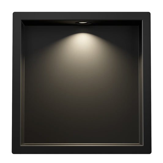 Demis inbouwnis met LED 30 x 30 x 7 cm