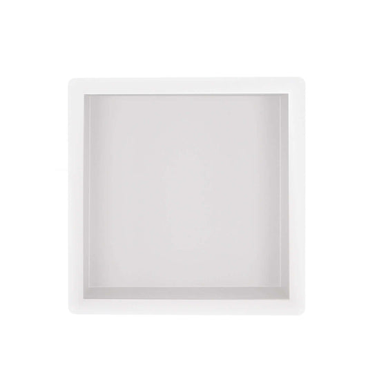 Demis encastrables 30 x 30 x 10 cm mat blanc