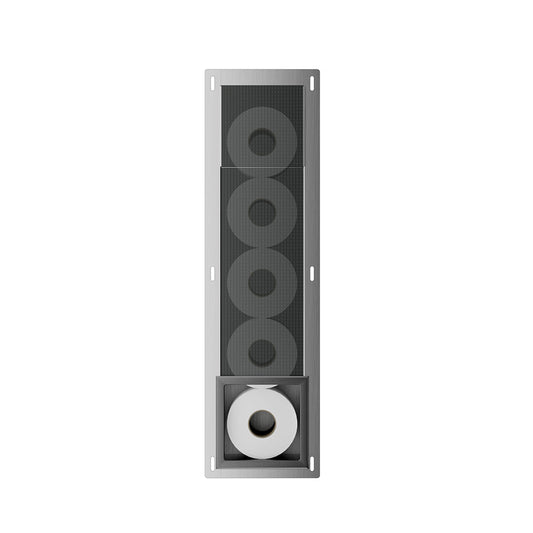 Rocko Gunmetal Inbouw Reserverolhouder Wiesbaden