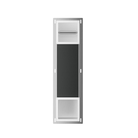 Rocko Inbouw Toiletrolhouder Wiesbaden Zonder Klep en Reserverolhouder in Mat Wit