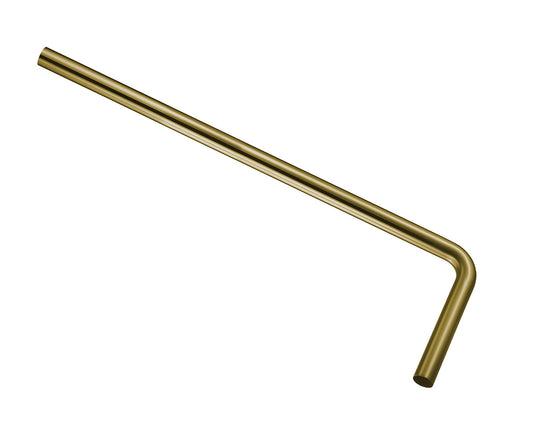 Geborsteld Messing Goud Vloerbuis Wiesbaden 75X22 Cm