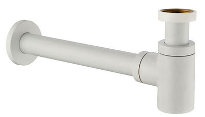 Star Luxe Lage Sifon Wiesbaden 5/4" in Mat Wit