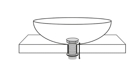 Caral Extended 5/4" Clickwaste Wiesbaden Mat Zwart