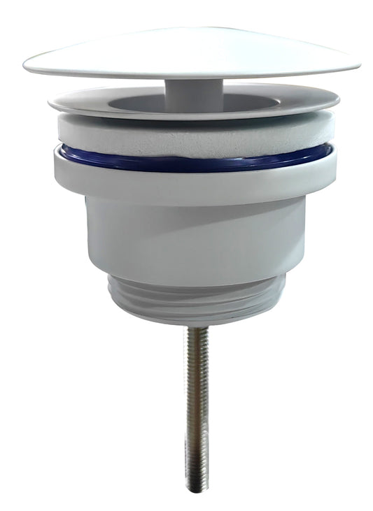 Caral 5/4" Open Aftapplug Glans Wit Wiesbaden