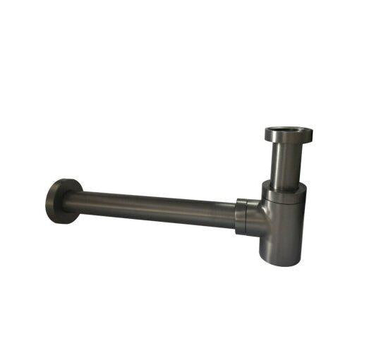 Carrara Marmer Look Fonteinset Wiesbaden in Gun Metal Kleur (Kraangat Links)