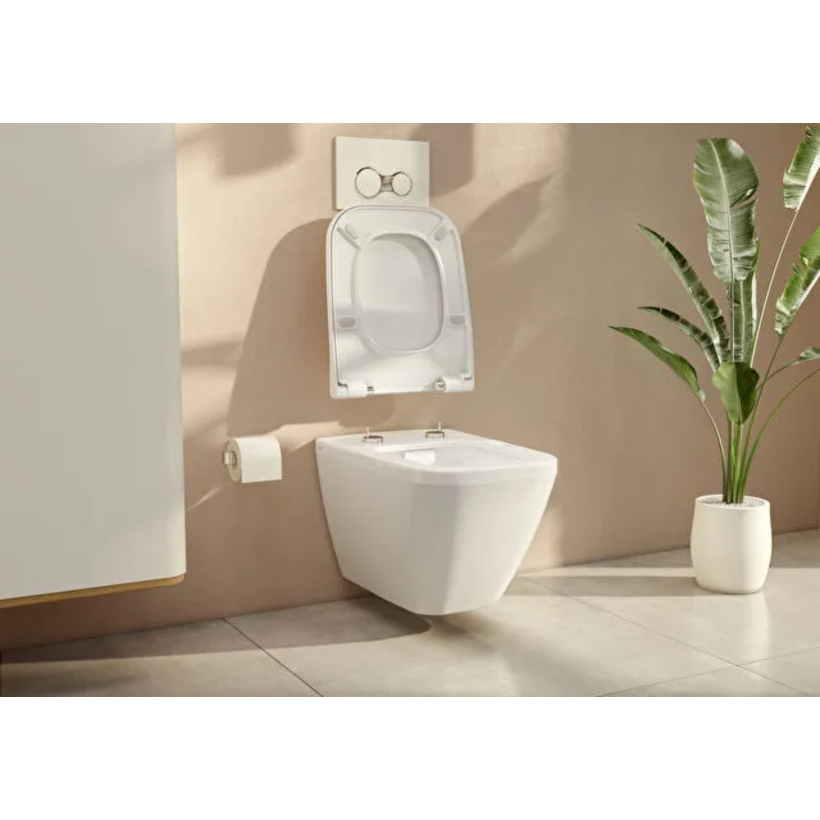 VitrA Integra Square Hangtoilet met Bidet – aansluiting voor externe stopkraan