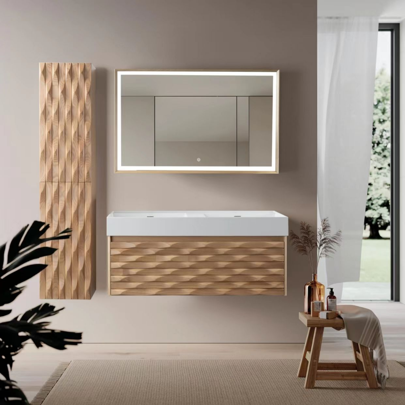 MAGNOLIA wastafelonderkast – Greeploos & softclose