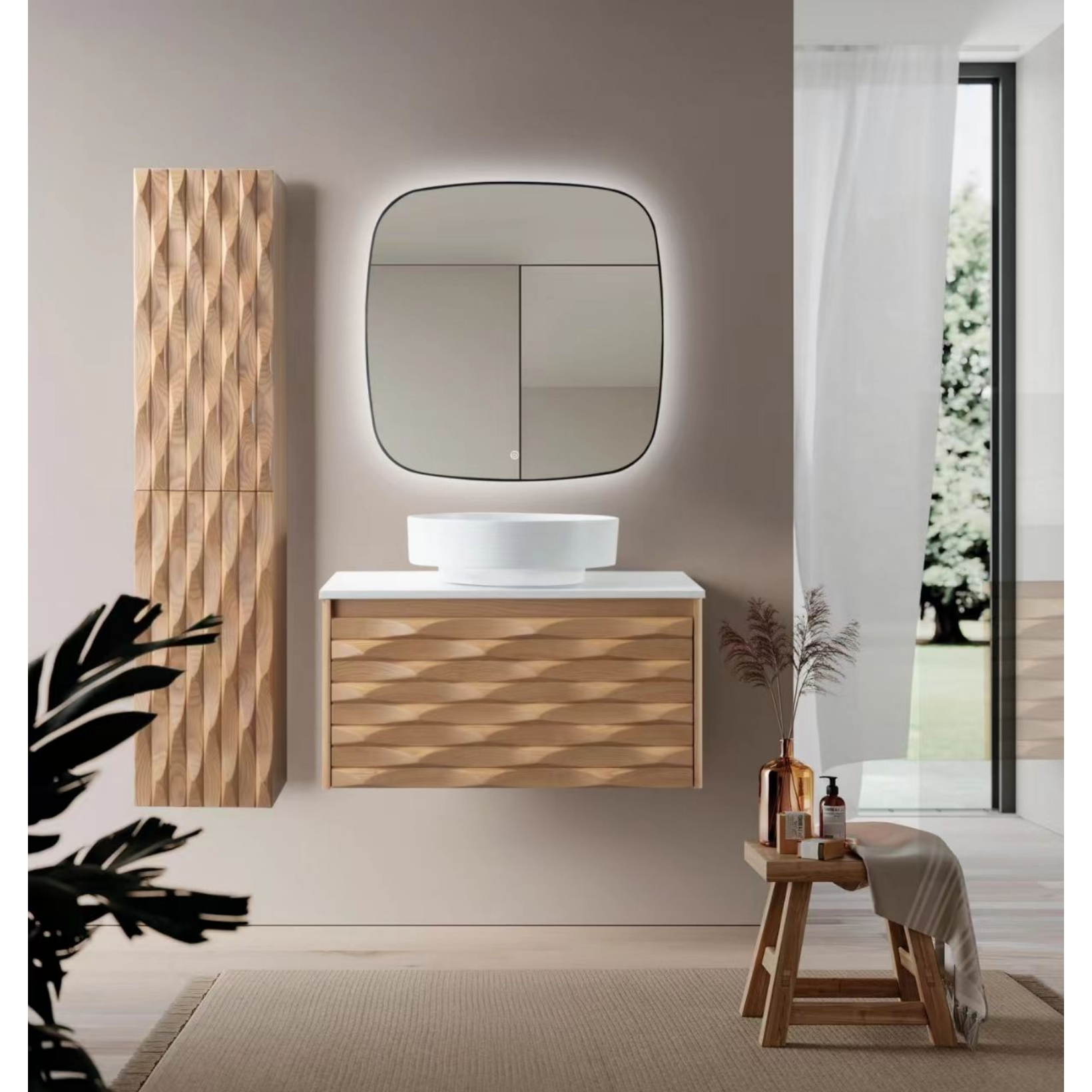 MAGNOLIA wastafelonderkast – Greeploos & softclose