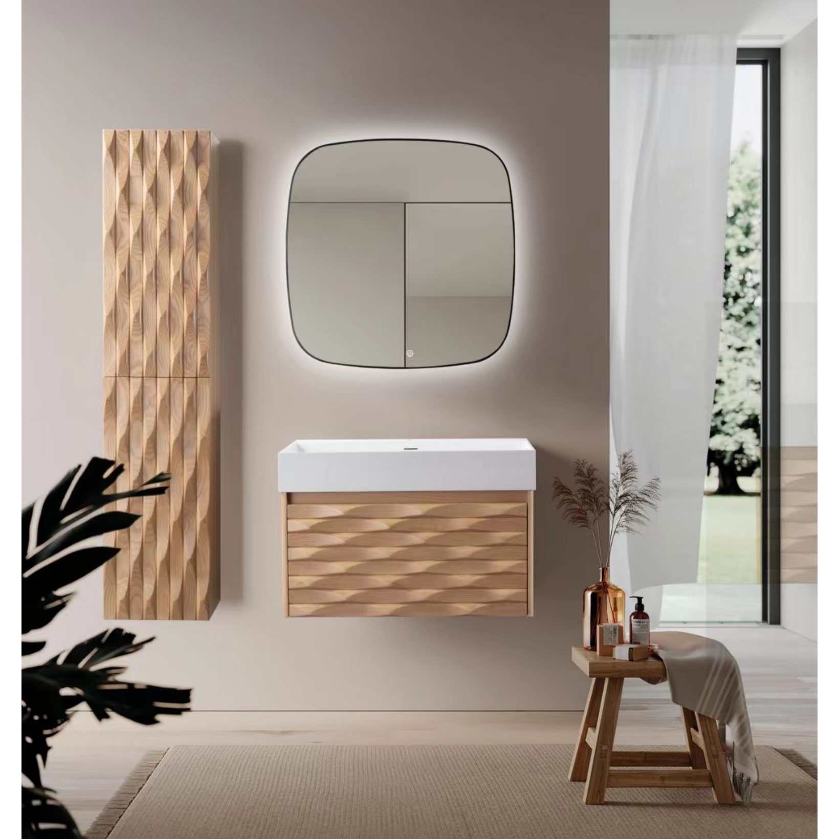 MAGNOLIA wastafelonderkast – Greeploos & softclose