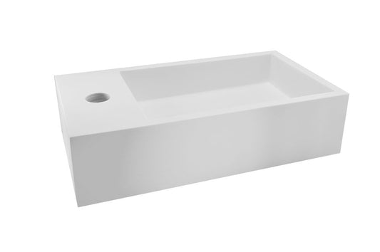 Solid Surface Fontein Wiesbaden 40X22X10 Cm (Links)