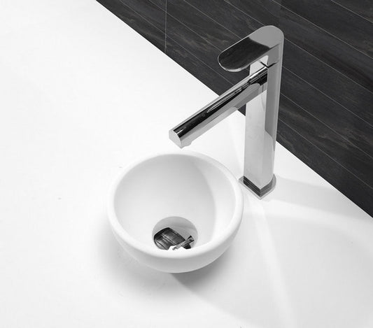 Opbouw Solid Surface Fontein Wiesbaden Rond 20x20x11 cm