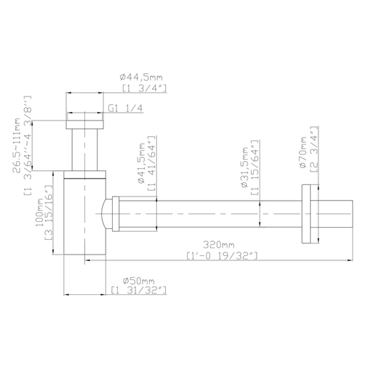 ALONI Uniforma sifon