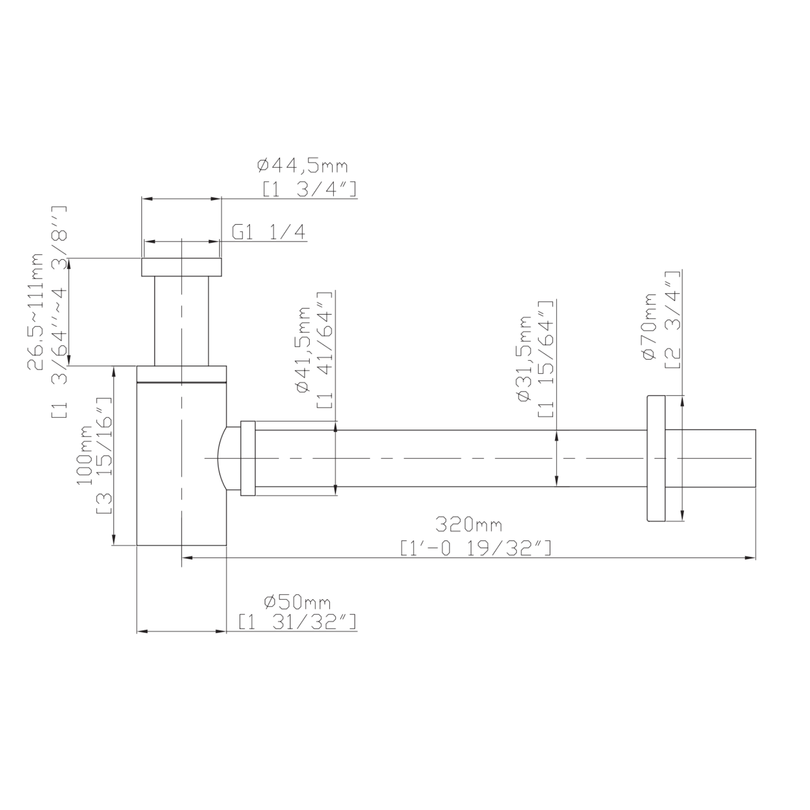 ALONI Uniforma sifon