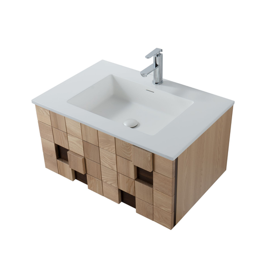 MIMOZA wastafelonderkast – Greeploos & softclose