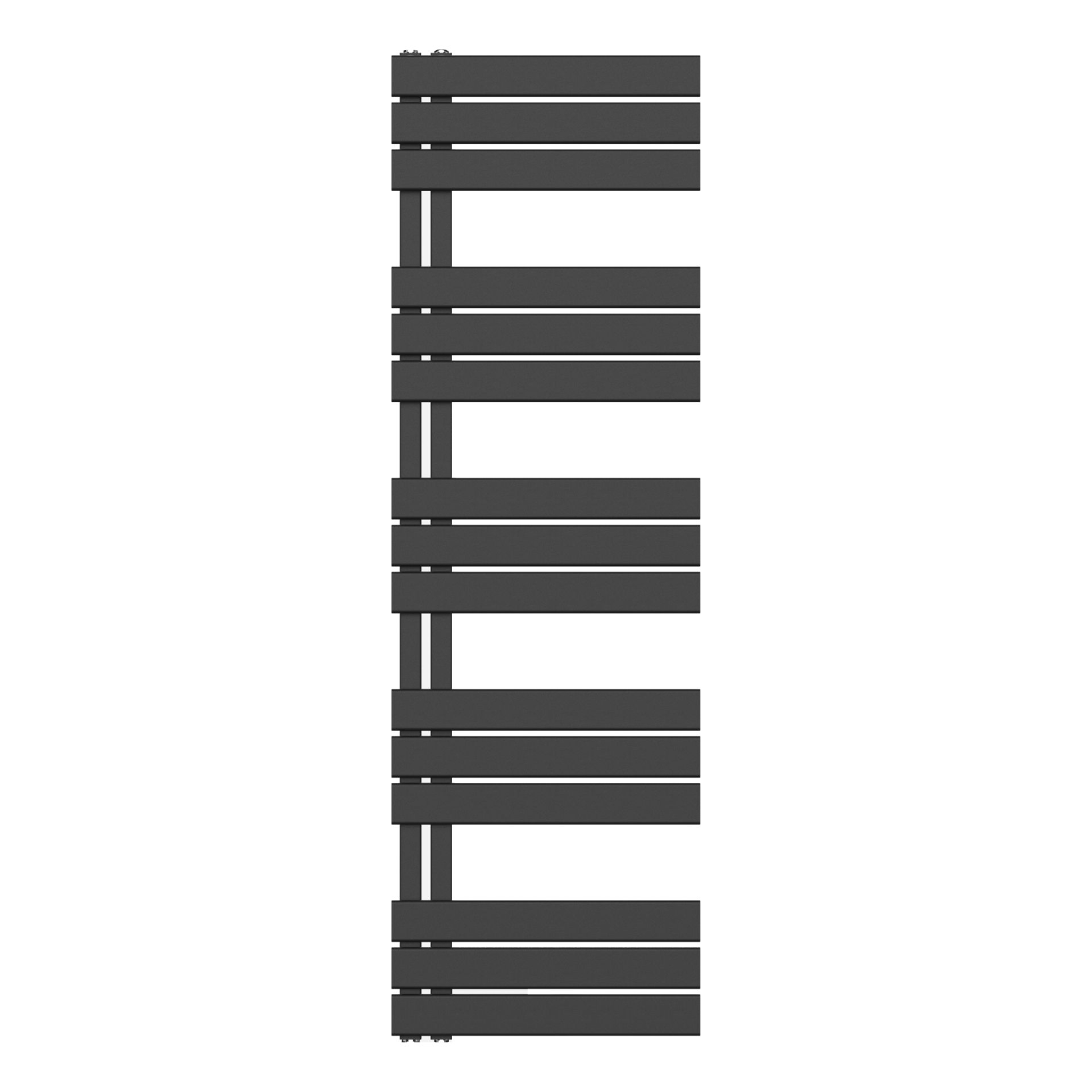 BELRAD Badkamer Radiator Mat Zwart – Linkeraansluiting/Combi