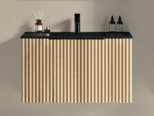 Wiesbaden Ribella onderkast met 1 lade, 80x45 cm in natuurlijk eikenhout