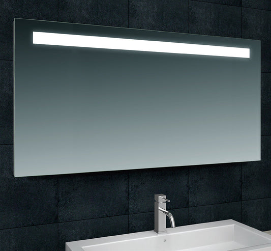 Tigris Spiegel Wiesbaden met LED-verlichting en Schakelaar 140X80X3Cm