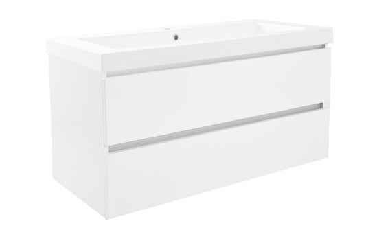 Vision Wastafel Wiesbaden 100x46 cm Wit (1 Kraangat)