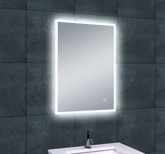 Quatro Dimbare LED Spiegel Wiesbaden Condensvrij in 70X50Cm