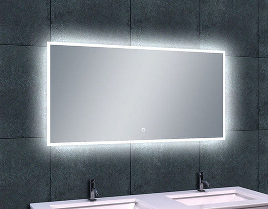 Quatro Spiegel Wiesbaden met dimbare LED-verlichting en condensvrij 120X60Cm