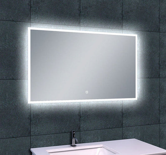 Quatro Dimbare LED Spiegel Wiesbaden Condensvrij 100X60Cm