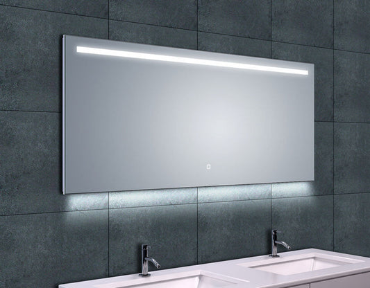 Ambi One Spiegel Wiesbaden met LED-verlichting condensvrij 140x60 cm