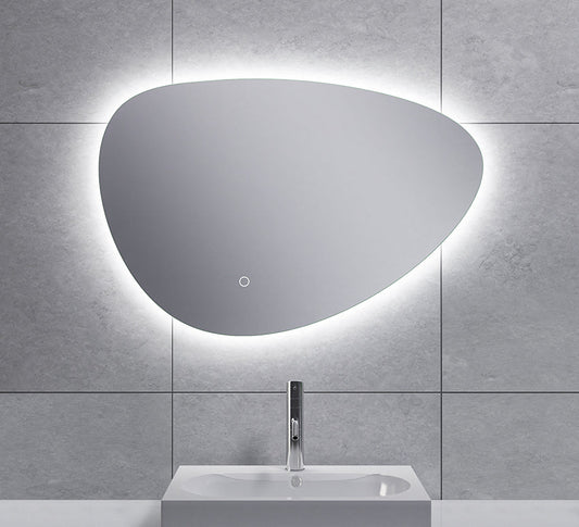 Wiesbaden Uovo Organische Spiegel 70 cm met LED en Verwarming