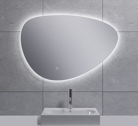 Wiesbaden Uovo Organische Spiegel 80 cm met LED en Verwarming