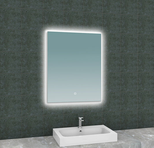 Soul Rechthoekspiegel Wiesbaden met LED-verlichting Achtergrondverlichting 60 cm