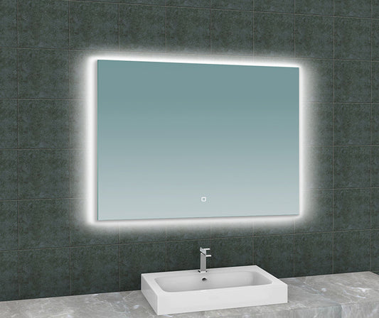 Soul Rechthoekspiegel Wiesbaden met LED-verlichting Achtergrondverlichting 100 cm