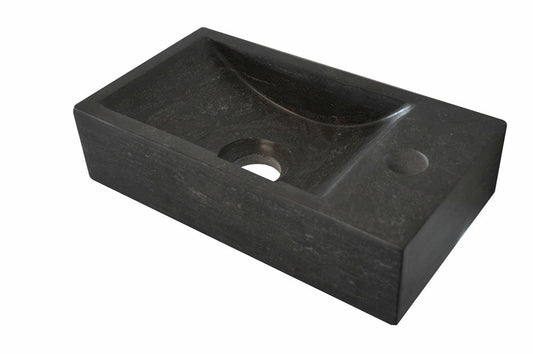 Bluestone Fontein Wiesbaden 36X18X9Cm met Kraangat Rechts